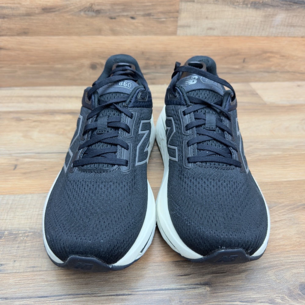 New Balance Fresh Foam X 860 Shoes Womens Size 9D Black Mesh Running Lace Up - Picture 3 of 10